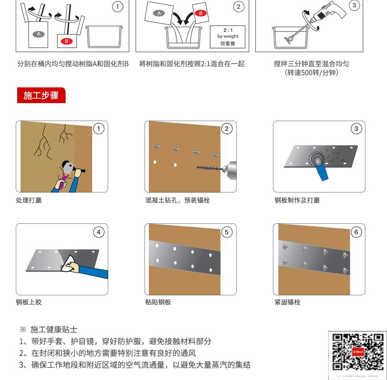 包钢新邱粘钢加固施工过程